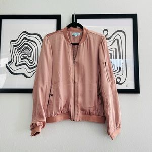 New Satin Silk Bomber Jacket